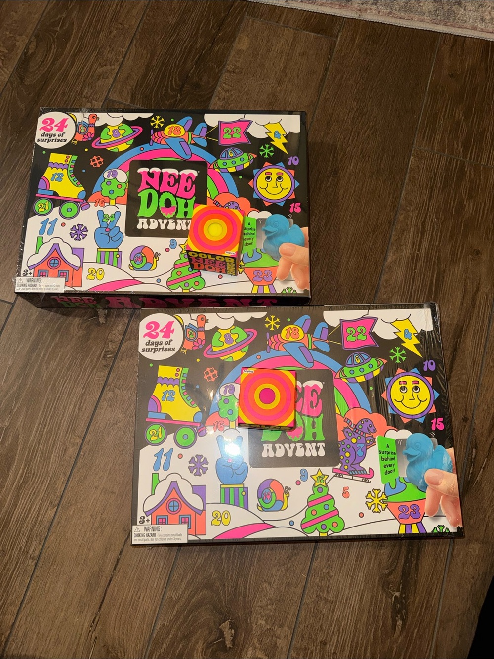 Two Needoh Advent Calendars New in Plastic